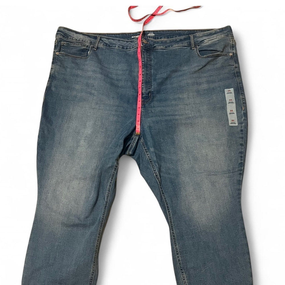 Old Navy High Rise Rockstar Super Skinny Jeans, Plus size 30. Blue. - Picture 5 of 9